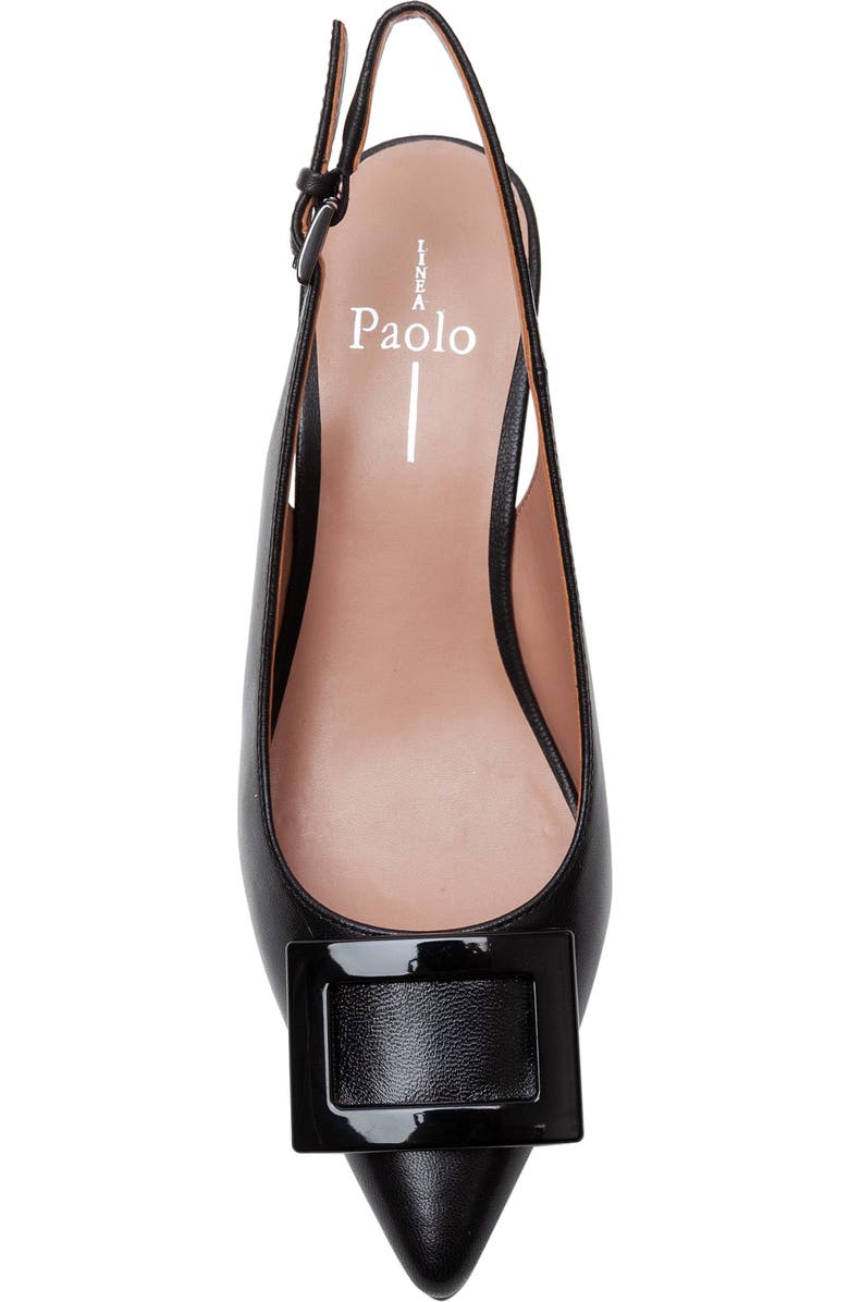 Linea Paolo Vista Slingback Pointed Toe Wedge Pump, Alternate, color,