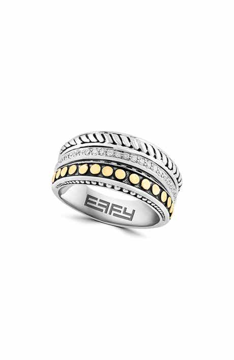 EFFY Two-Tone Diamond Band Ring