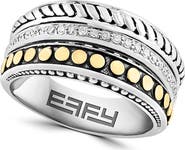 EFFY Two-Tone Diamond Band Ring
