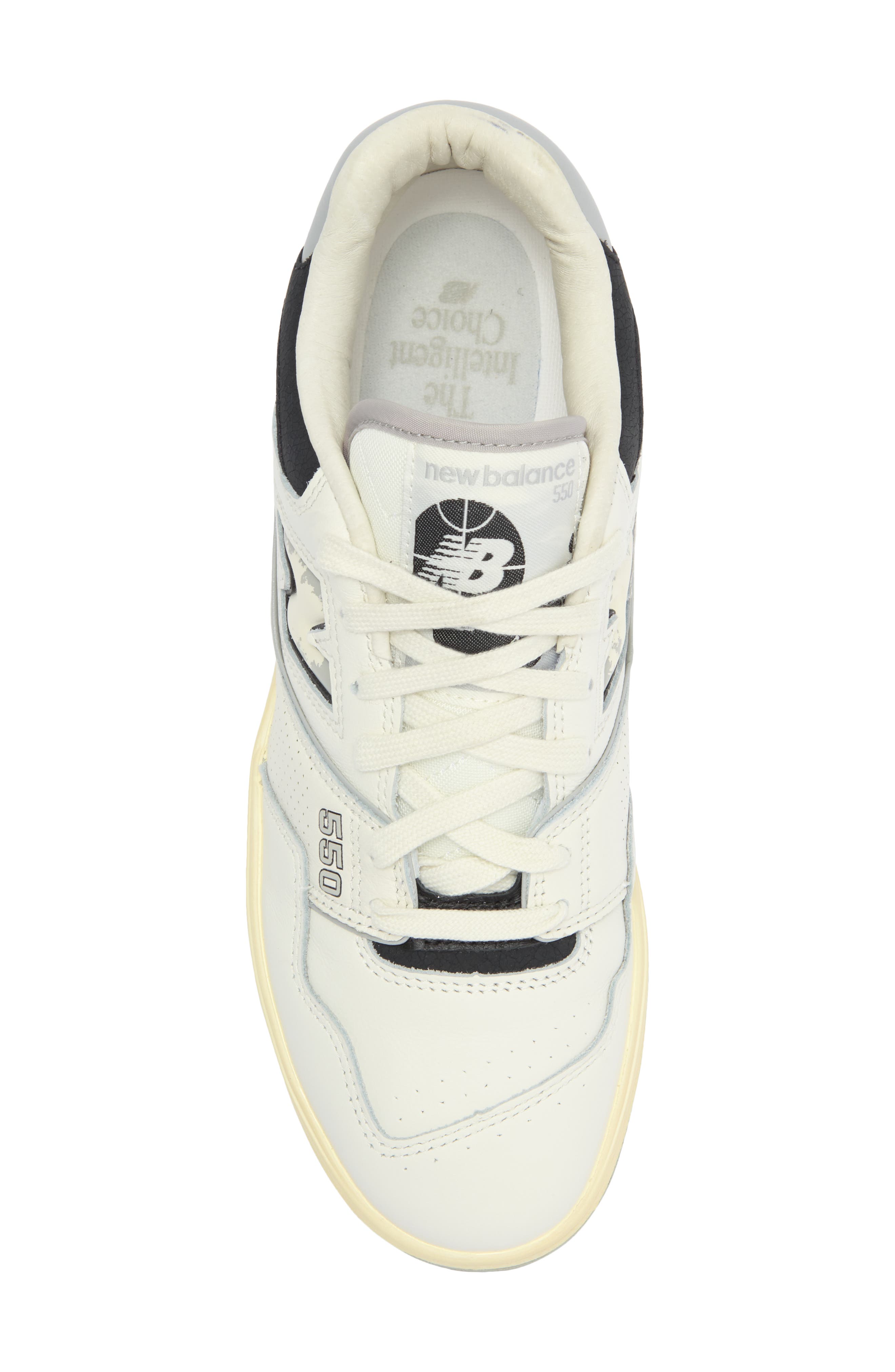 New Balance 550 Basketball Sneaker, Alternate, color, Sea Salt/ Concrete