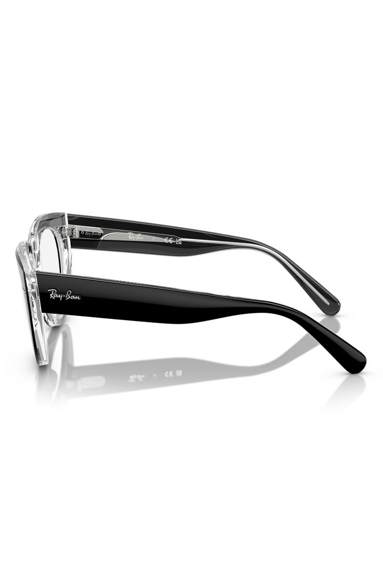 Ray-Ban Doreen 48mm Small Square Optical Glasses, Alternate, color,