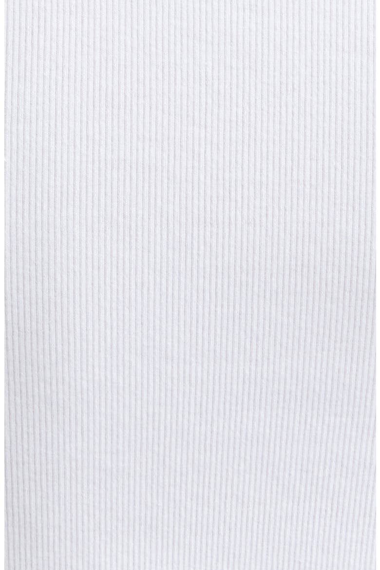 Totême Espera Rib Stretch Organic Cotton Tank, Alternate, color, WHITE