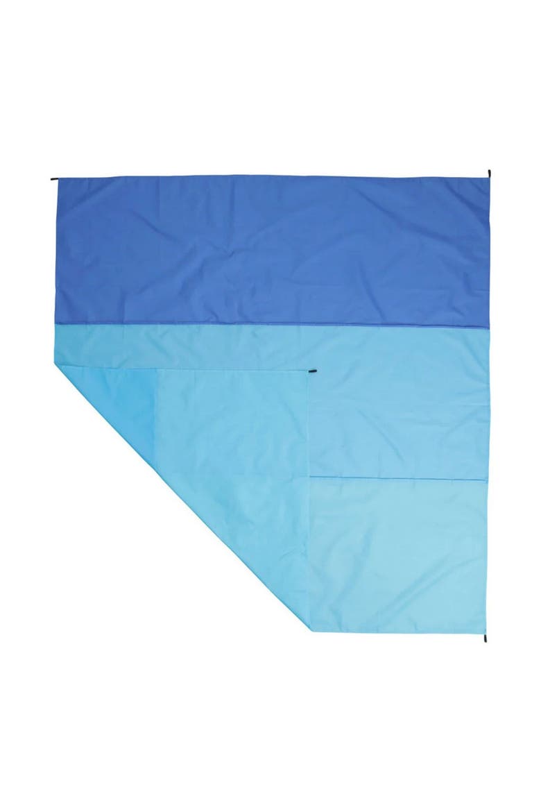 Large Beach Mat, Alternate, color, Bright Blue
