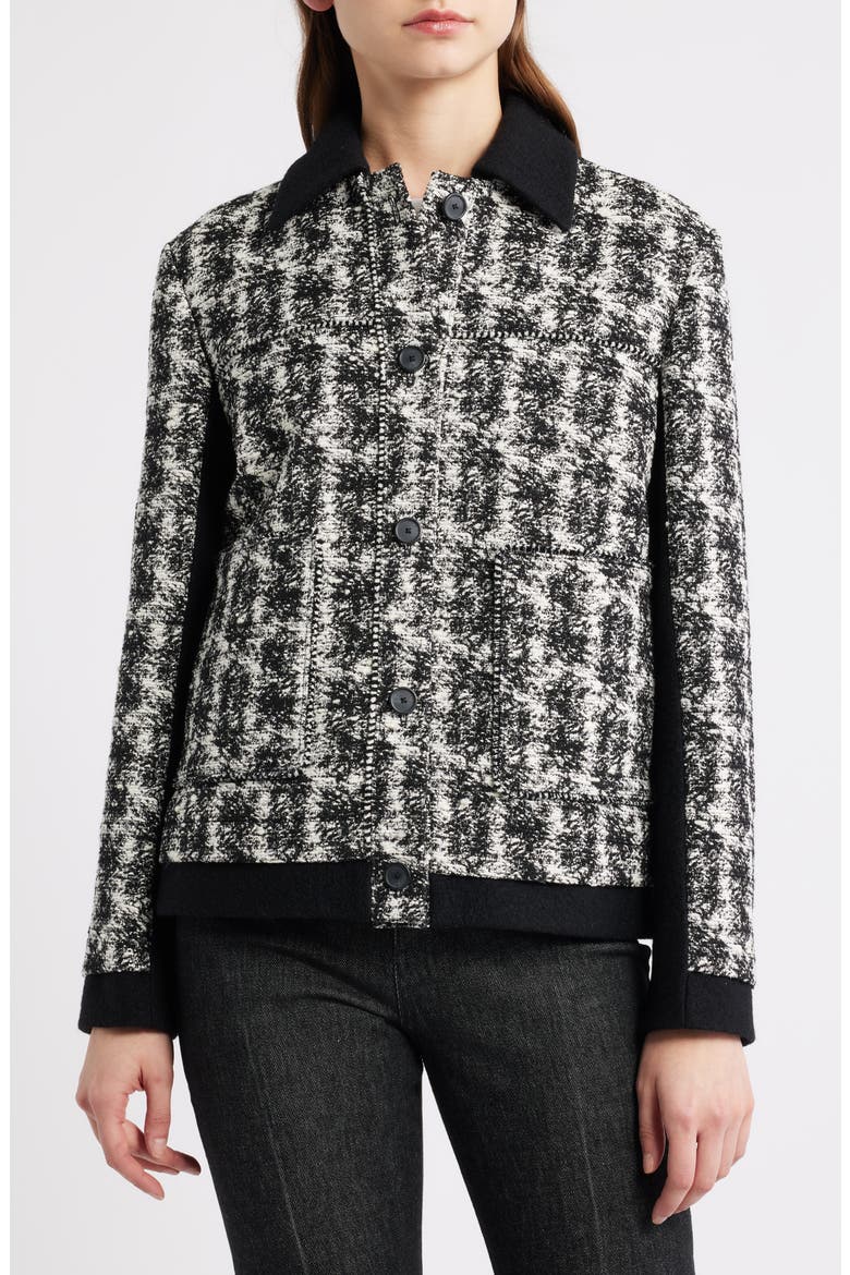 Joloria Tweed Jacket, Alternate, color, MONOCHROME TWEED