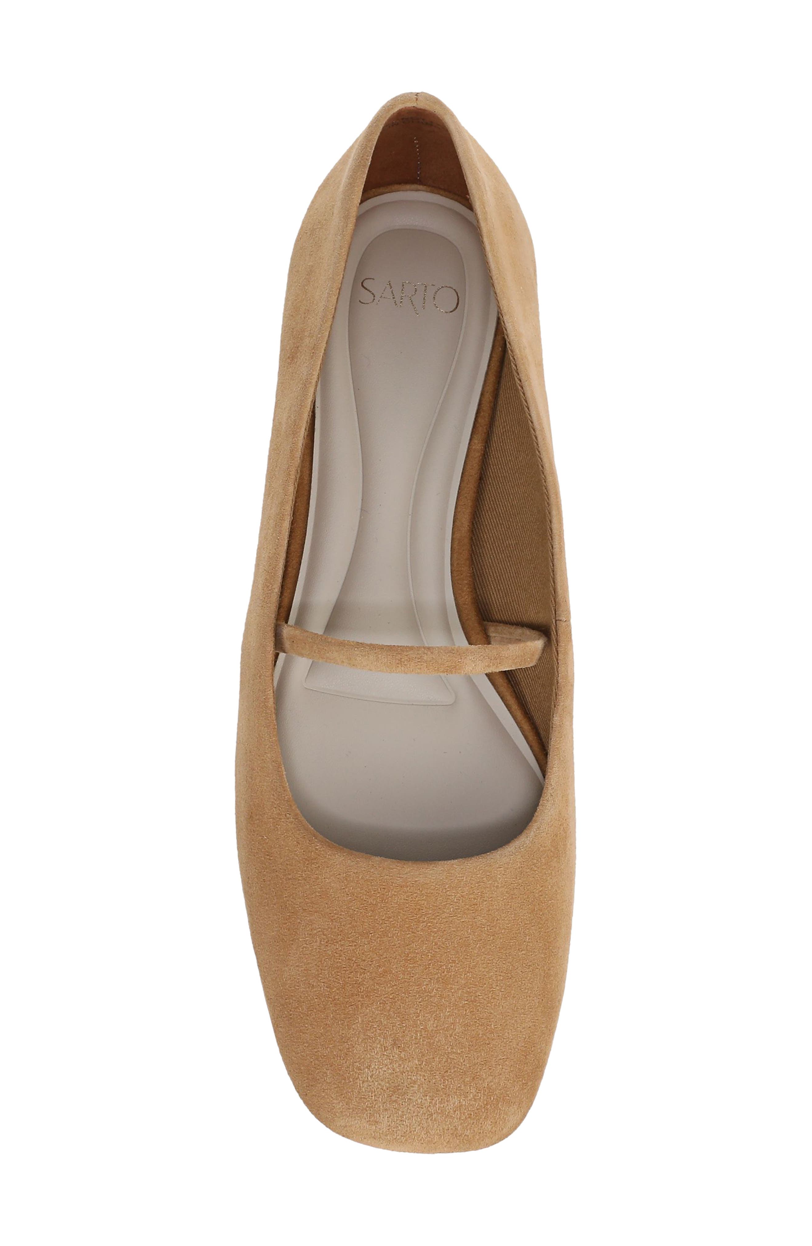 SARTO by Franco Sarto Teyana Mary Jane Flat, Alternate, color, Warm Camel
