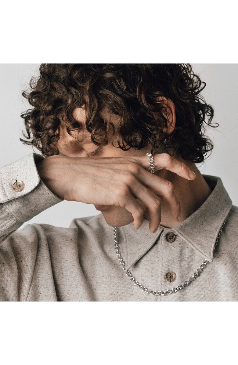 Spinelli Kilcollin Serpens Sterling Silver Chain Link Necklace, Alternate, color, Silver