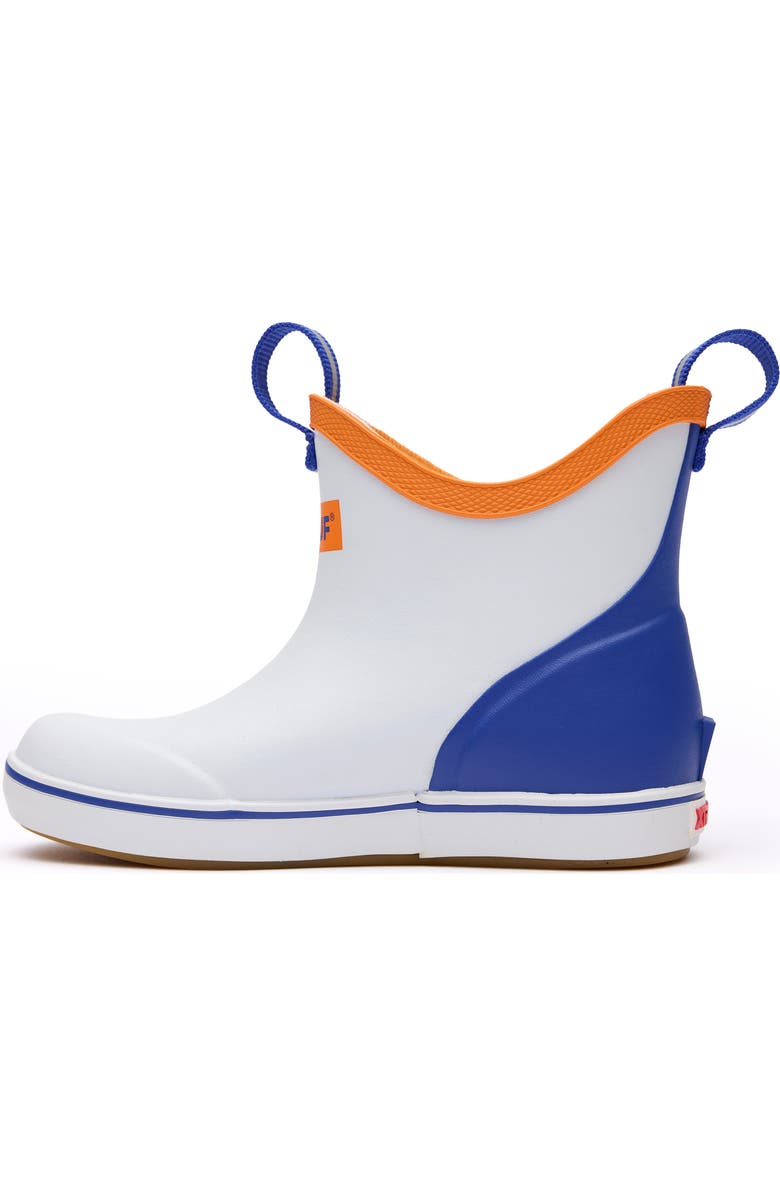 XTRATUF Waterproof Deck Boot, Alternate, color, White Multi/Blue