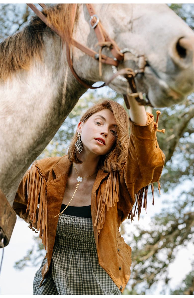 Noonday Collection Beaded Gingham Earrings, Alternate, color, Black