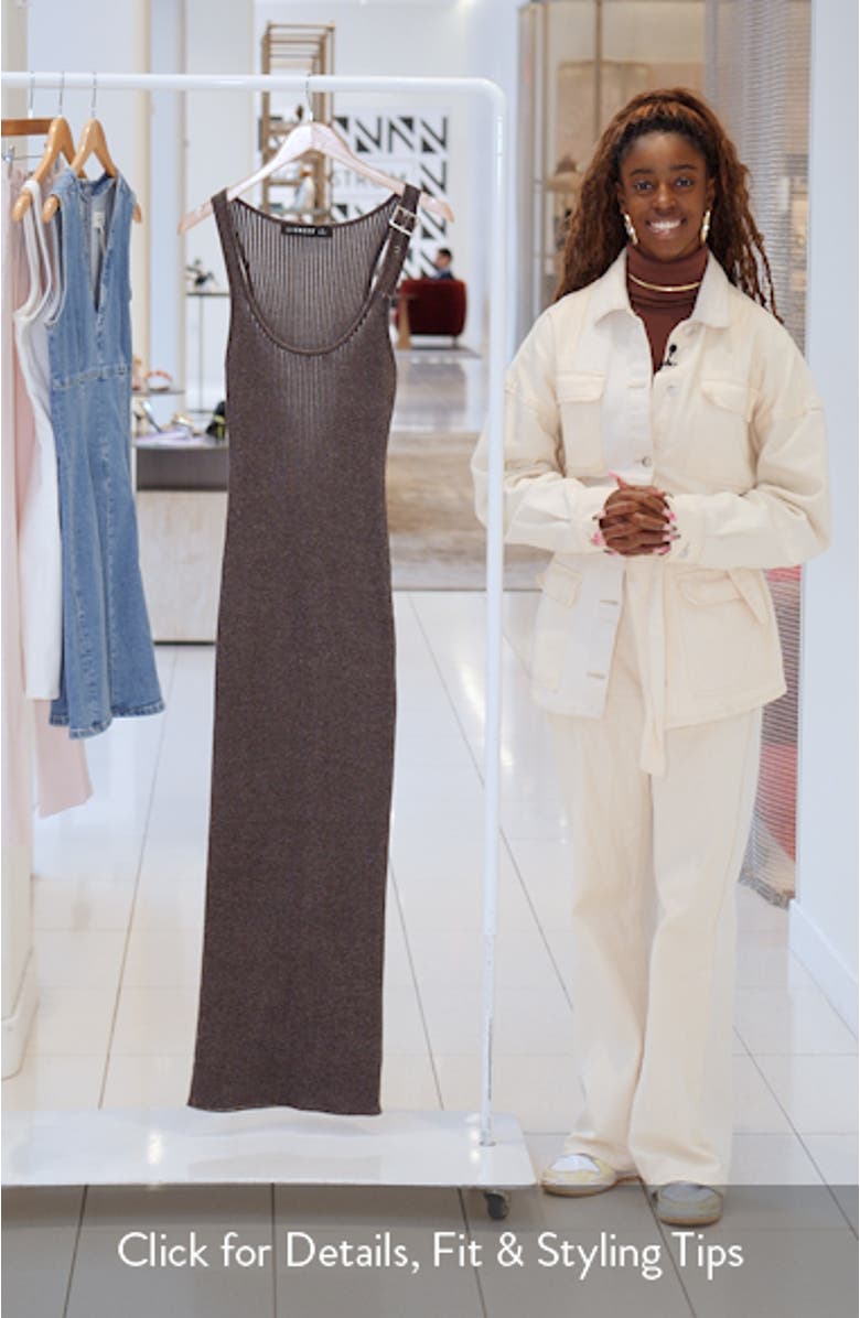 Rebirth Stripe Cotton Maxi Dress, sales video thumbnail