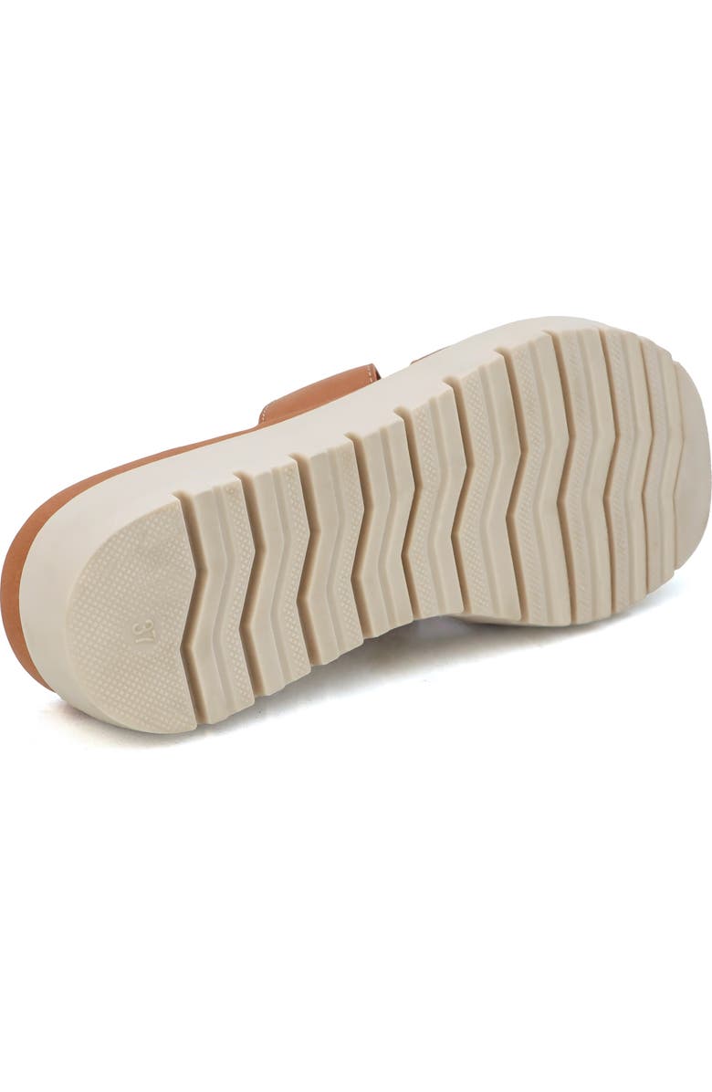 COMODA DESIGNS Tunsa Wedge Slide Sandal, Alternate, color, Rust