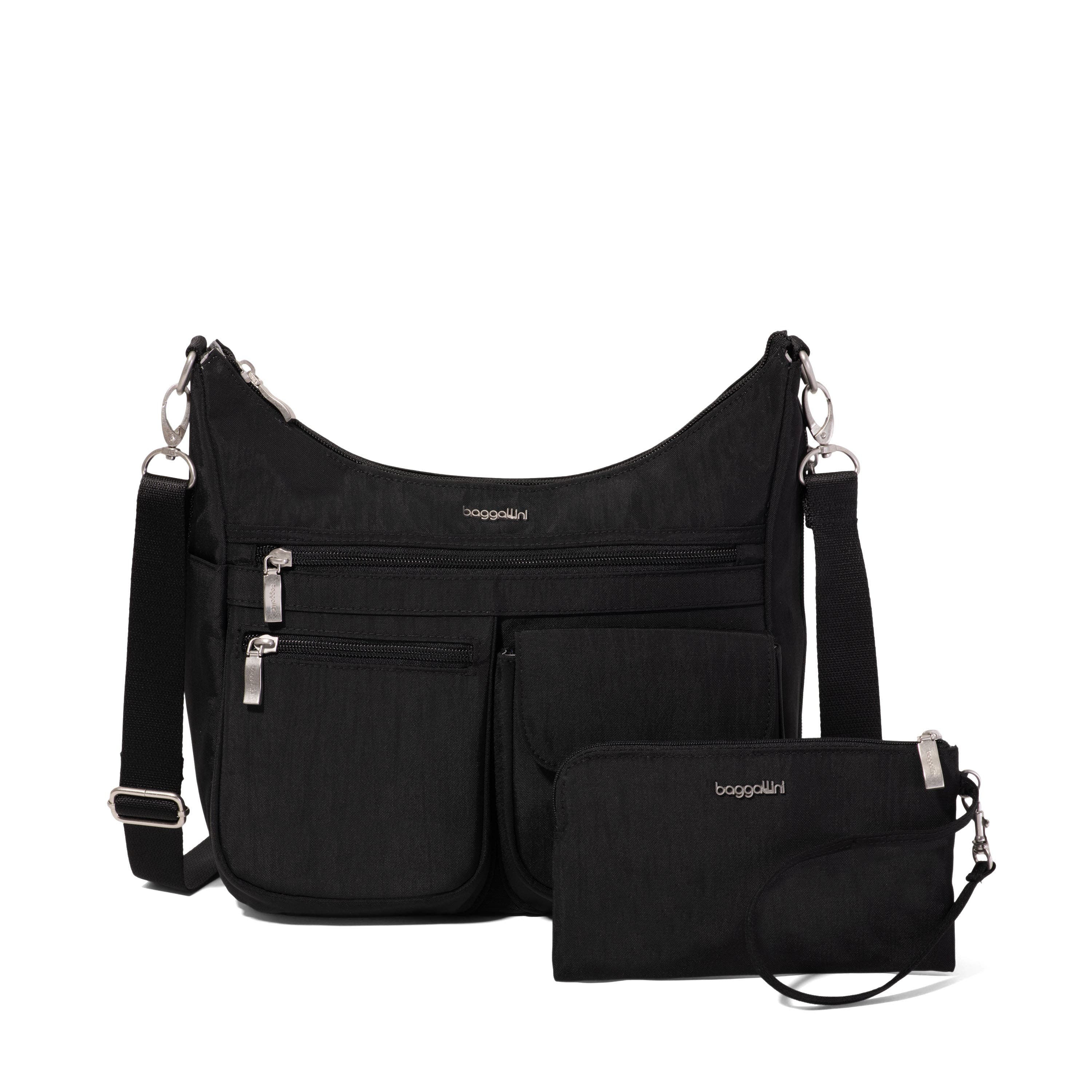 BAGGALLINI Modern Everywhere Bagg EMF Blocking Pocket, Main, color, Black