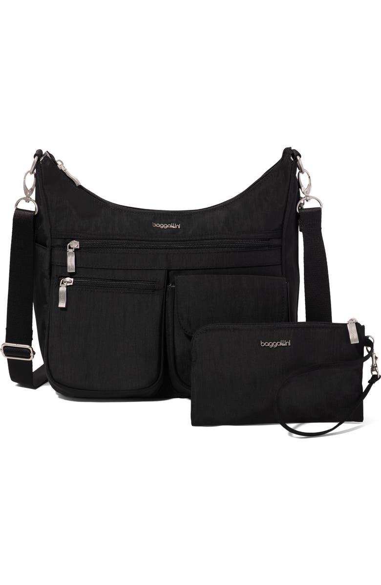 BAGGALLINI Modern Everywhere Bagg EMF Blocking Pocket, Main, color, Black