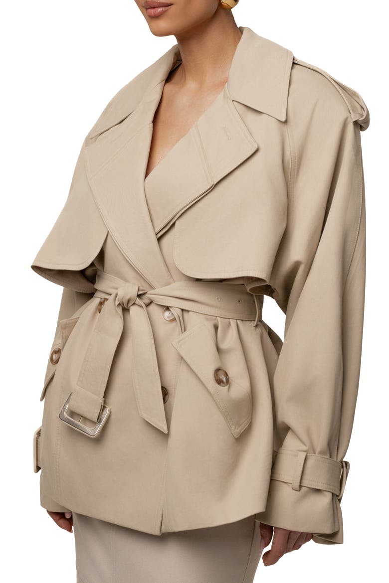 Classic Oversized Trench, Alternate, color, Khaki