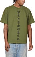 PLEASURES Knight Overdye Heavyweight Graphic T-Shirt