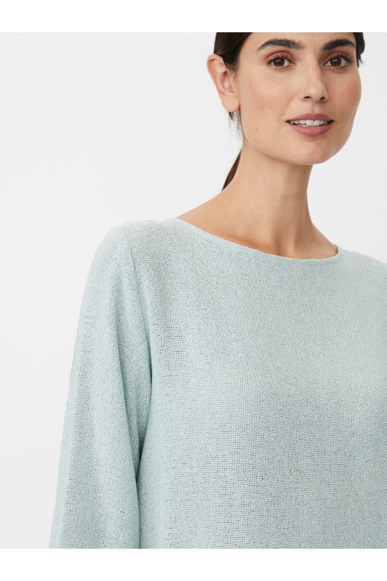 Boatneck Tunic Blouse, Alternate, color, Ether
