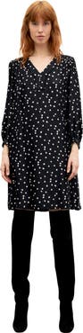 GERARD DAREL Clemi Printed V-Neck Mini Dress