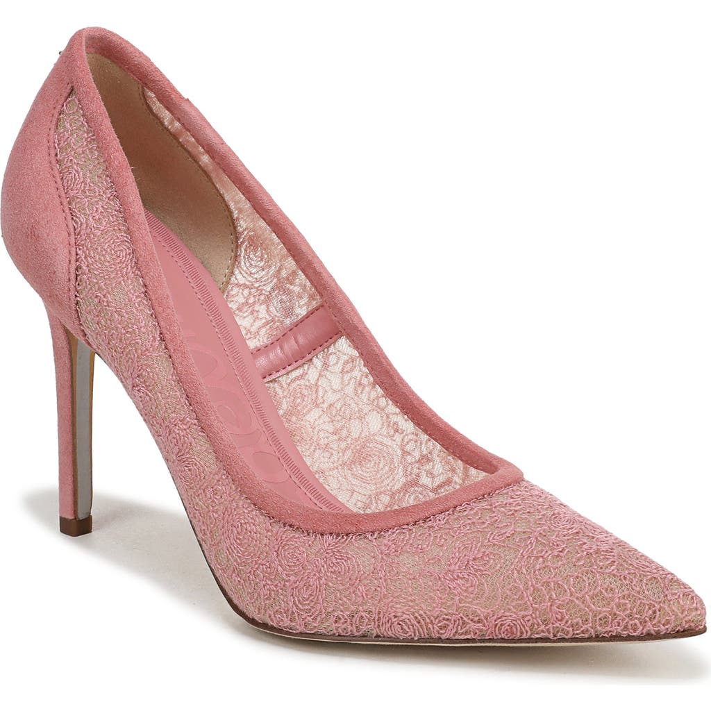 Sam Edelman Hazel Pointed Toe Pump In Pink