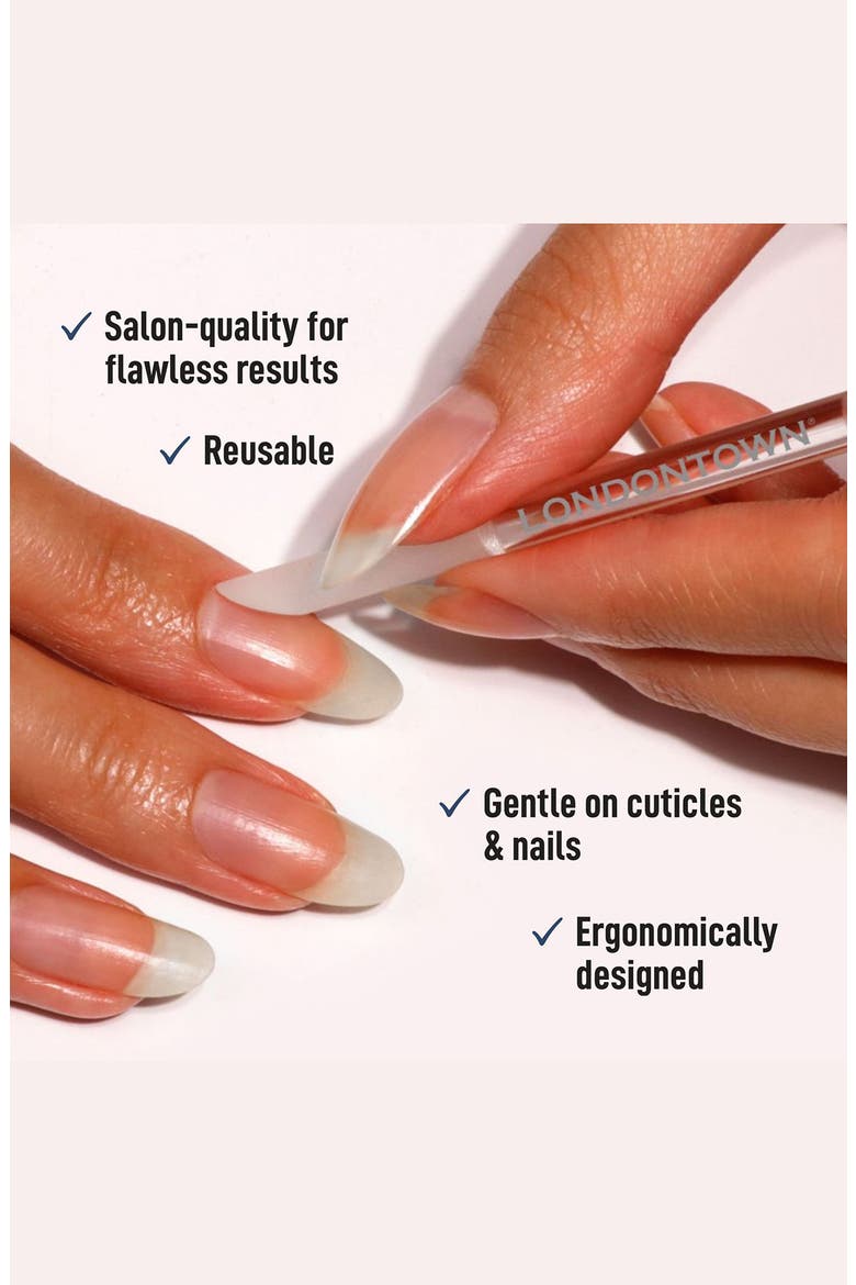 Double Sided Glass Cuticle Pusher, Alternate, color, NONE