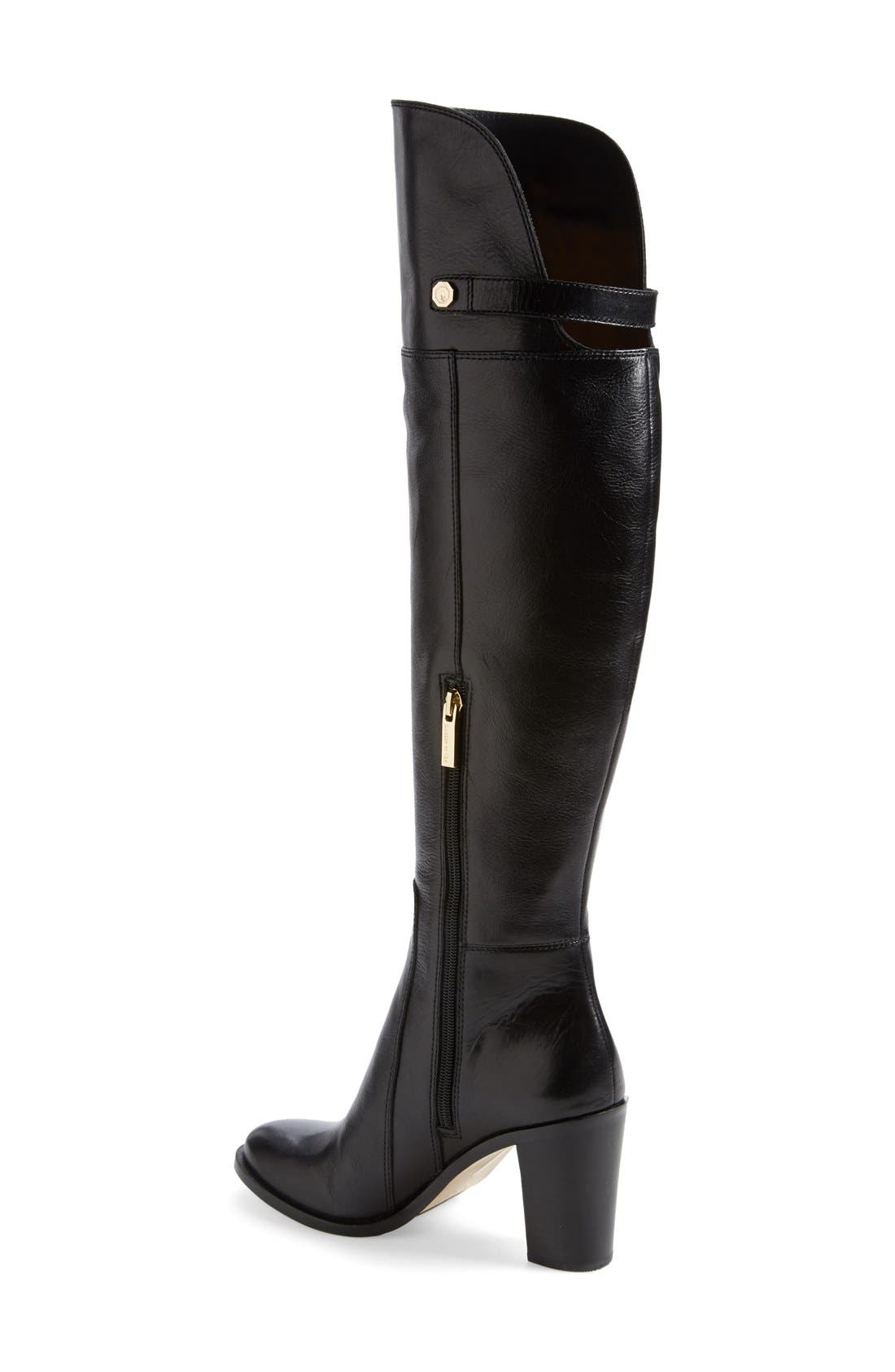 Louise et Cie 'Navaria' Over the Knee Leather Boot, Alternate, color, 