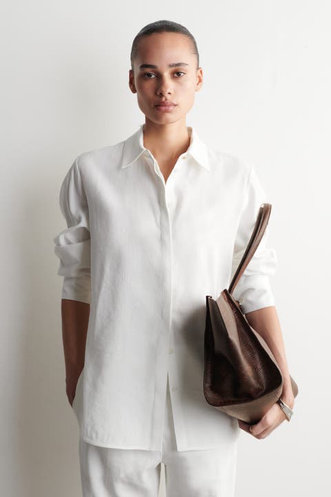 Longline Linen Shirt