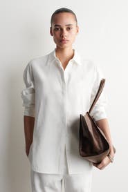 COS Longline Linen Shirt