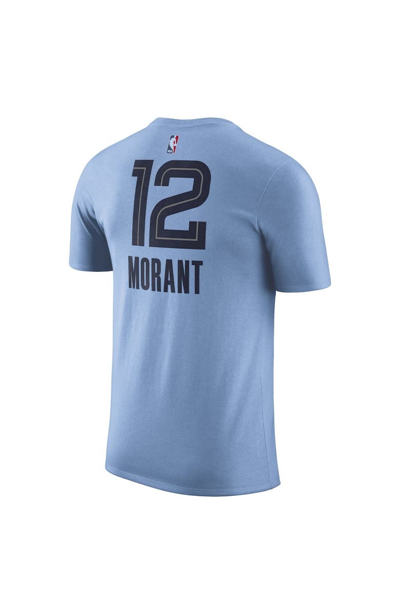 Jordan Brand Men's Jordan Brand Ja Morant Light Blue Memphis Grizzlies 2022/23 Statement Edition Name & Number T-Shirt, Alternate, color, Light Blue