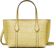 Tory Burch Mini Perry Embossed Leather Tote