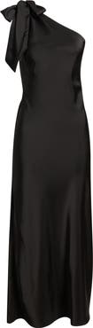 Chelsea28 Bow One-Shoulder Maxi Dress