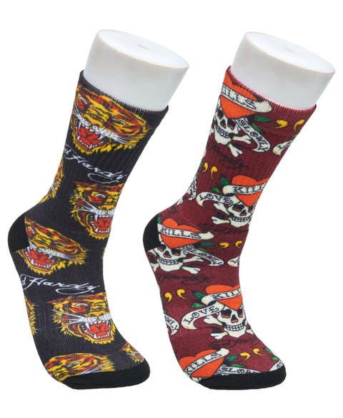 360 Print Full Cushion Crew Sock 2-Pack