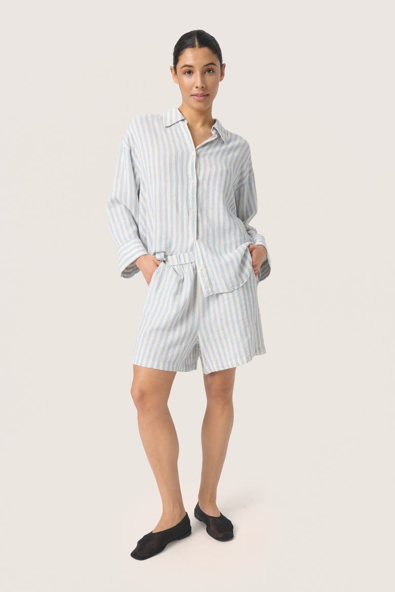 Belira Casual Fit Shirt, Alternate, color, Skyway Stripes