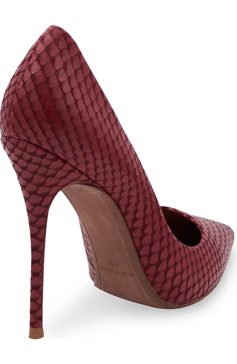 BCBGMAXAZRIA Nova Snake Embossed Pointed Toe Pump, Alternate, color,