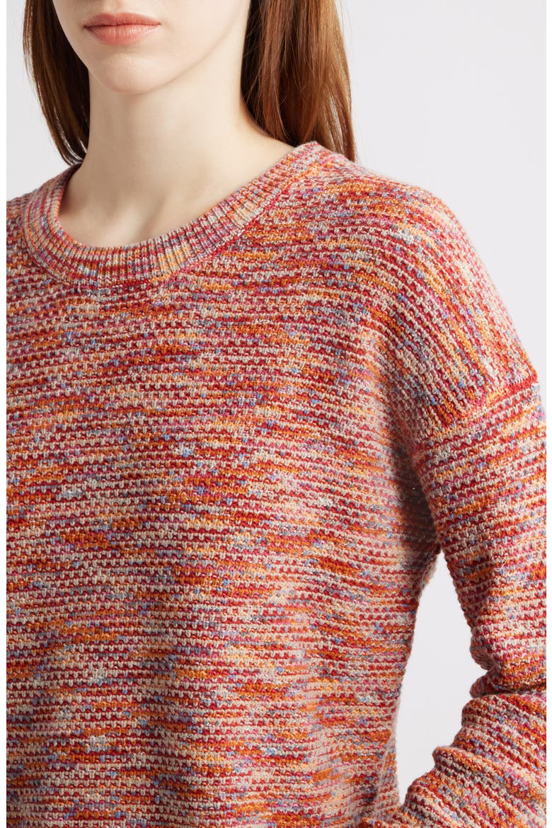 Space Dye Cotton Sweater, Alternate, color, SPICE MULTI
