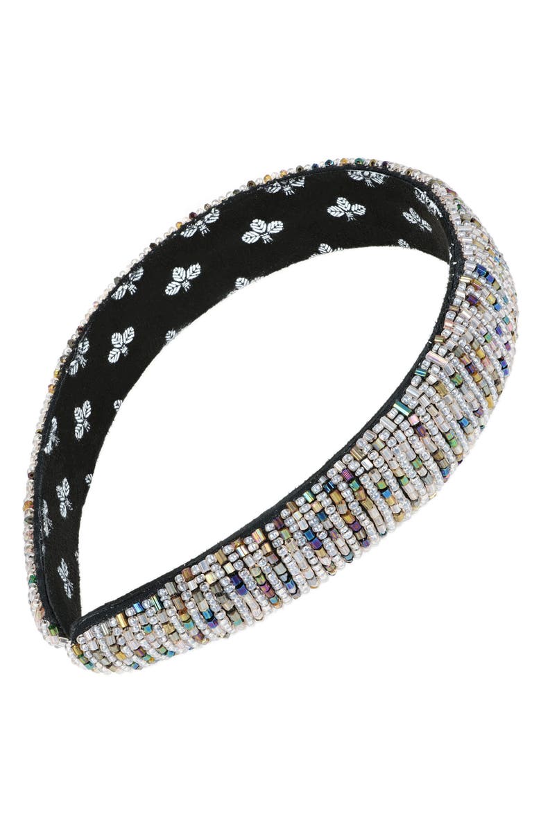 L. Erickson Arya Beaded Headband, Main, color, 