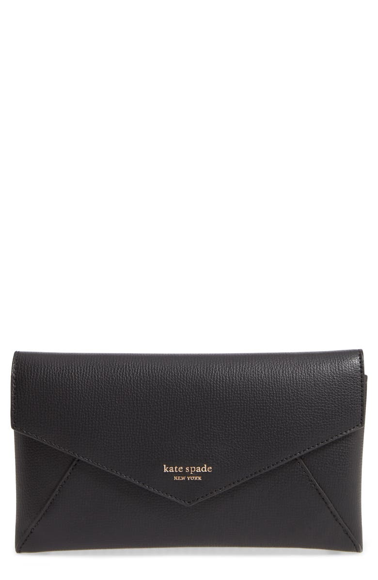 Kate Spade New York sylvia leather wallet on a chain, Main, color, 