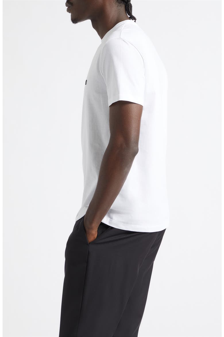 VLOGO Cotton T-Shirt, Alternate, color, WHITE