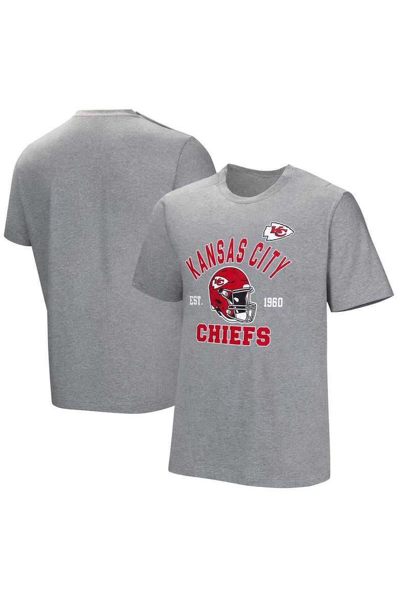 Men's  Gray Kansas City Chiefs Tackle Adaptive T-Shirt, Main, color, Gray