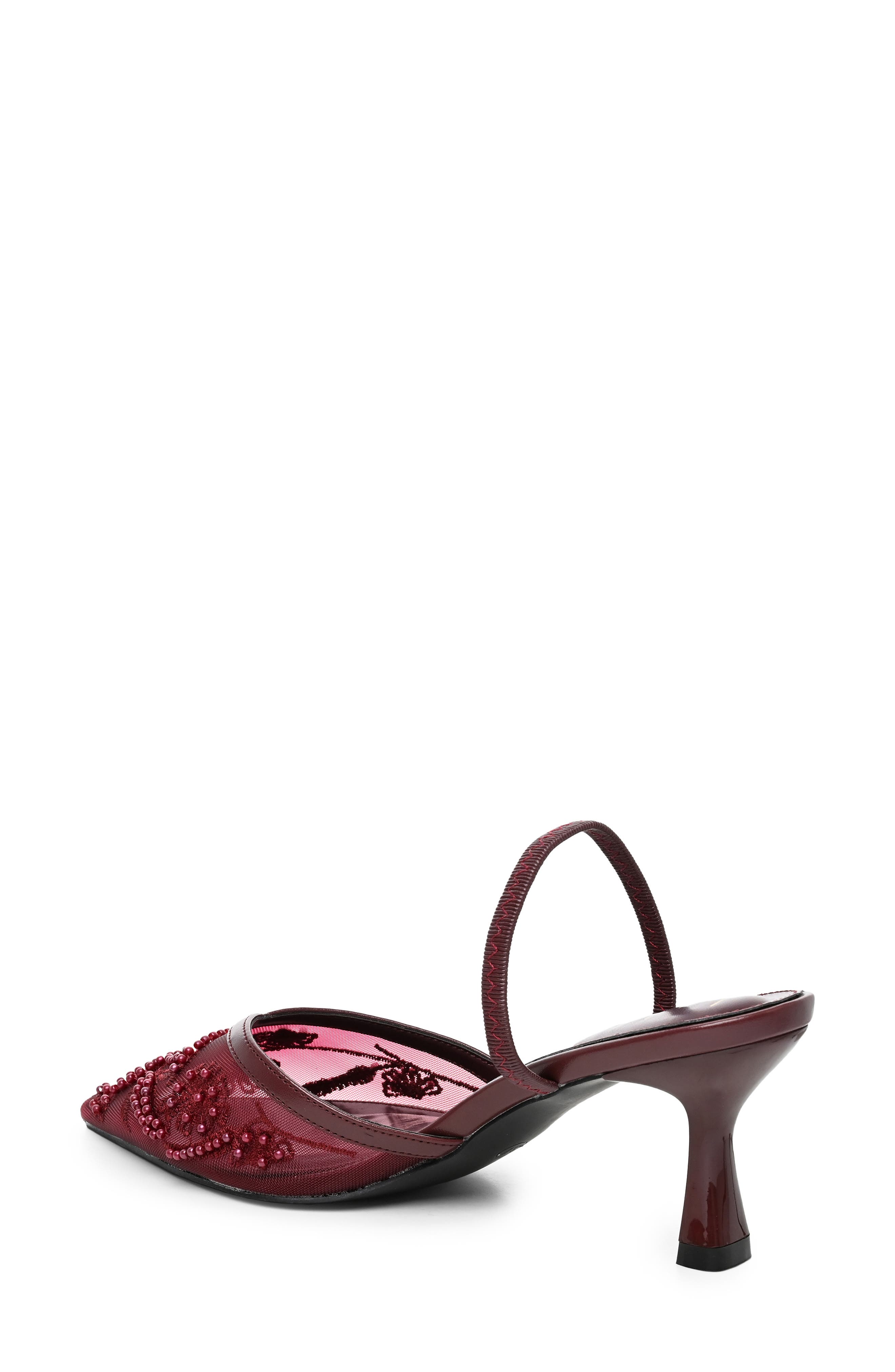 Bissi Slingback Pump, Alternate, color, BURGUNDY