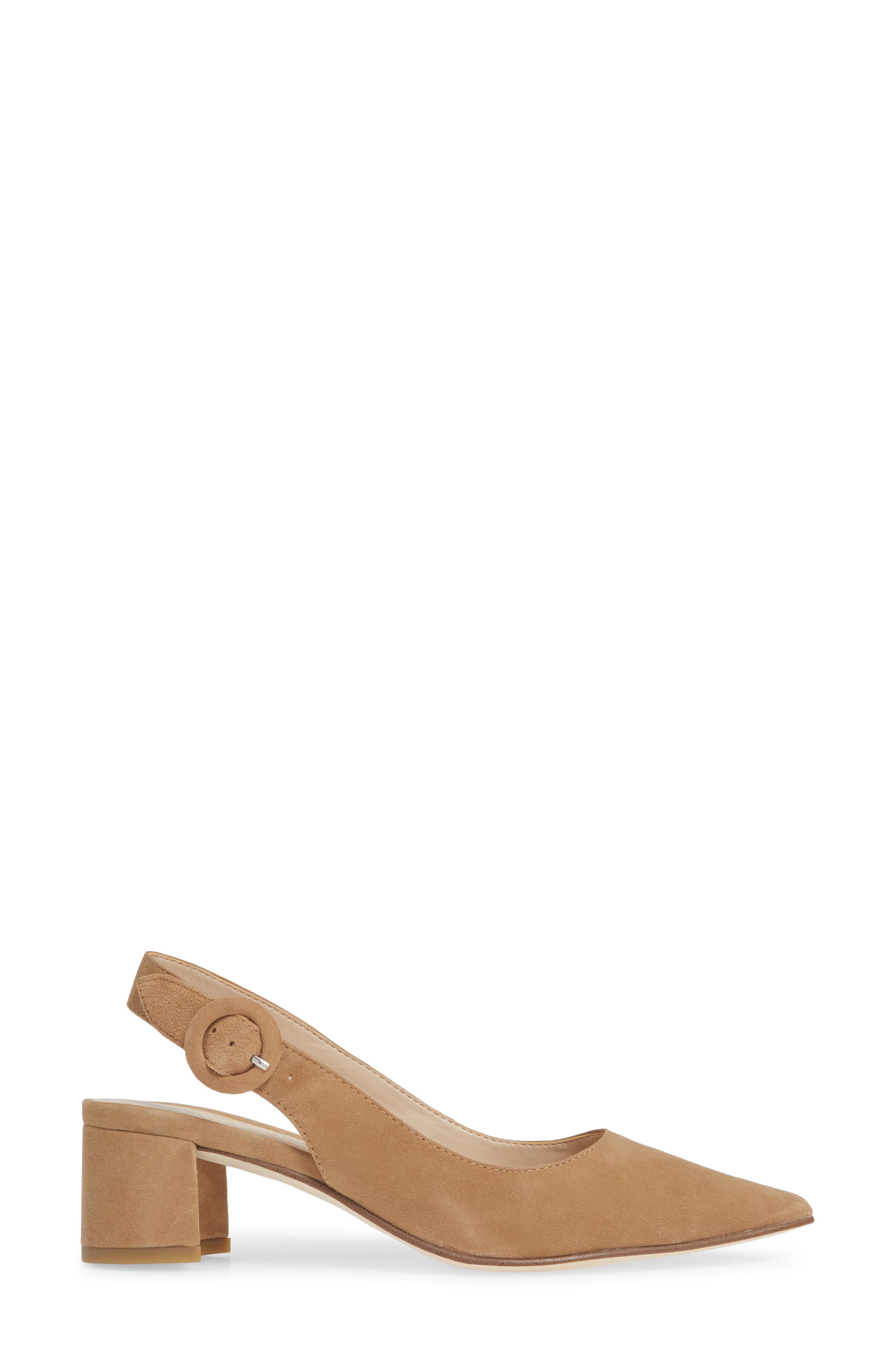 Autumn Slingback Pump, Alternate, color, LATTE SUEDE