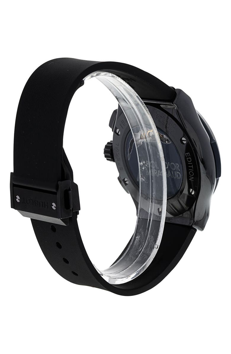 Watchfinder & Co. Hublot Preowned 2023 Classic Fusion Chronograph Rubber Strap Watch, 45mm, Alternate, color, 