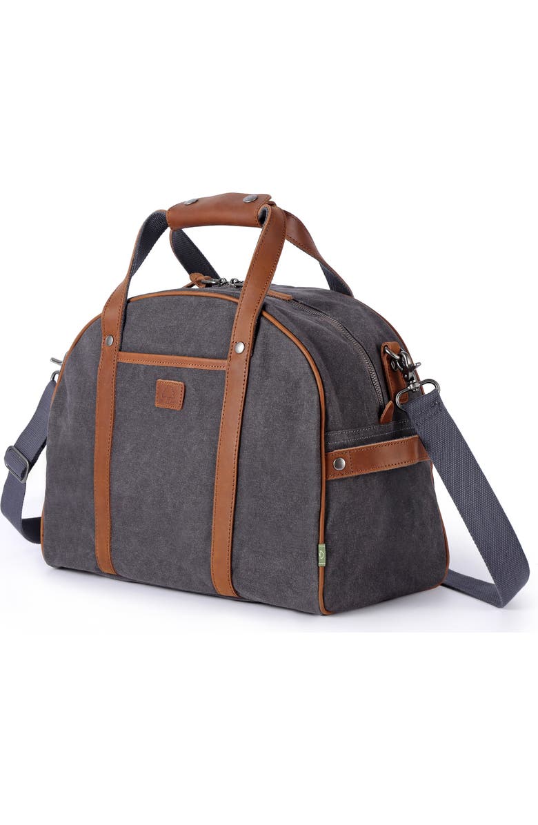 THE SAME DIRECTION Stone Creek Waxed Canvas Weekend Bag, Alternate, color,