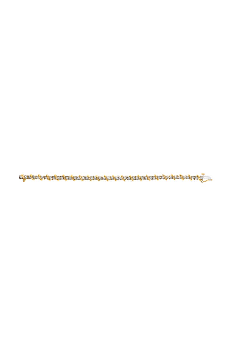 Haus of Brilliance 14K Yellow Gold 3.0 Cttw Diamond S Link Bracelet, Alternate, color, Yellow