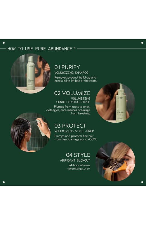 Aveda Pure Abundance Volumizing Style-prep Volumizing Prep Spray For Fine Her In Green
