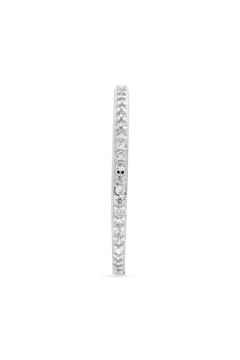 The M Essential Pavé Band Ring, Alternate, color, SILVER