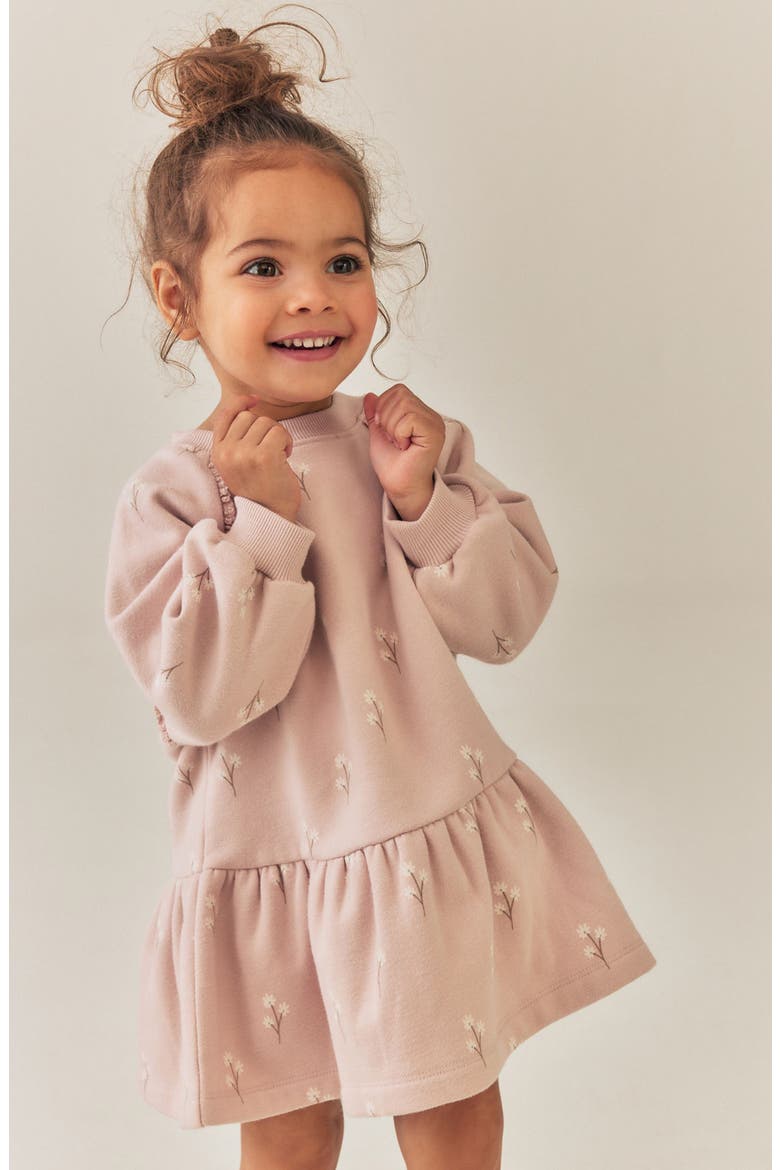 Kids' Pretty Knit Dress, Alternate, color, CREAM