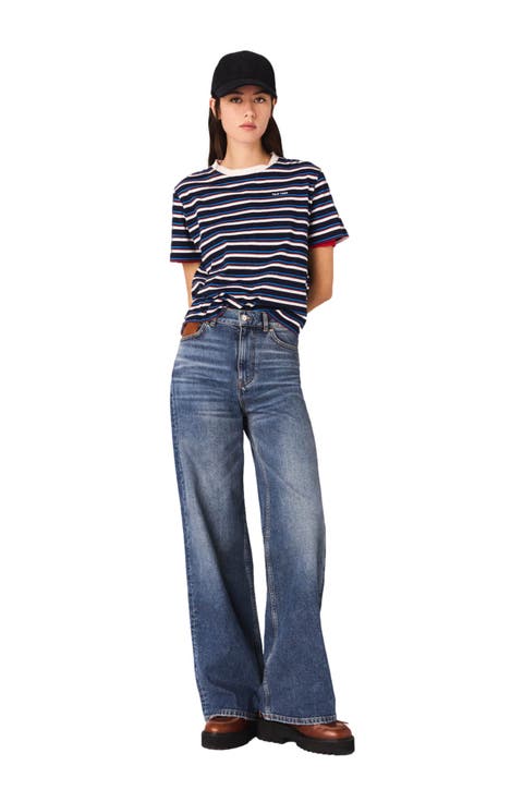 Wide-leg jeans