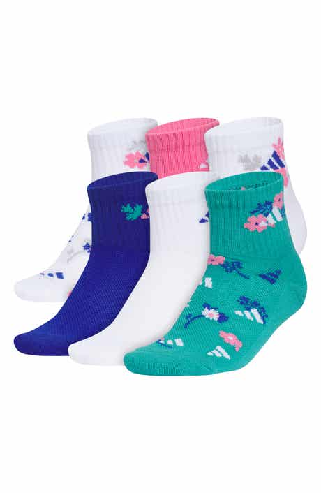 Kids' 6-Pack Cushioned Quarter Socks