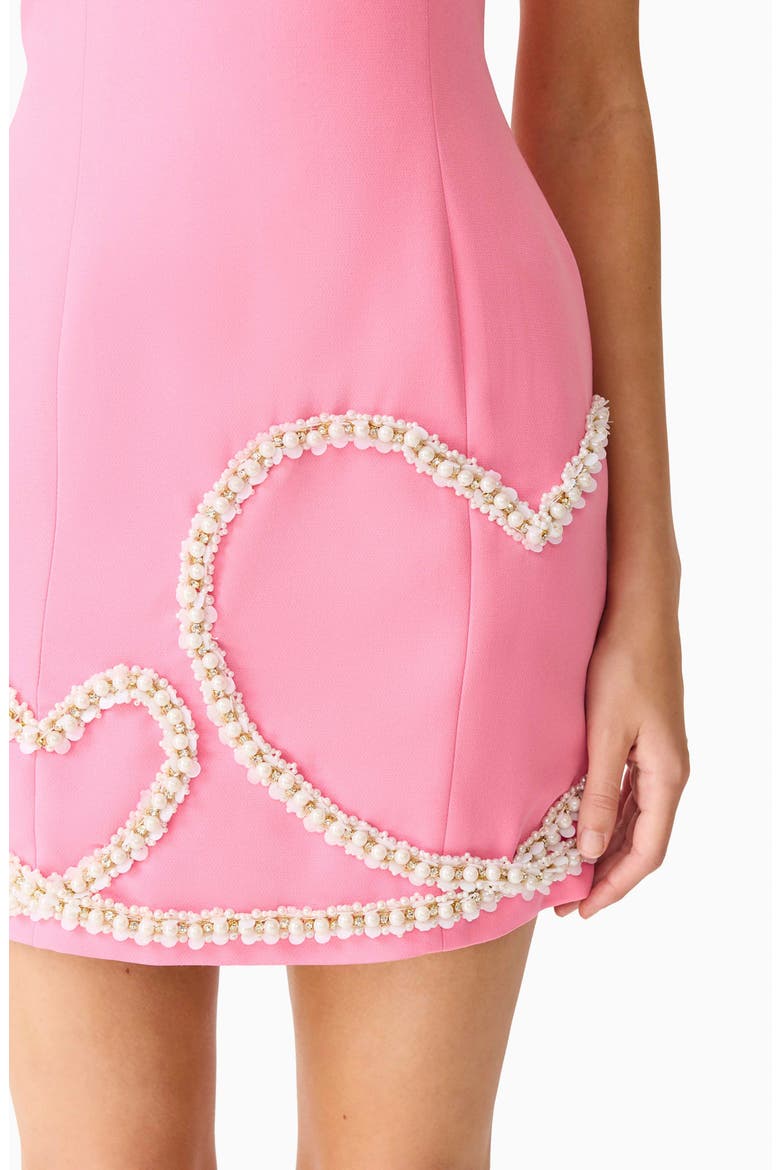 Nolana Embellished Dress, Alternate, color, PINK