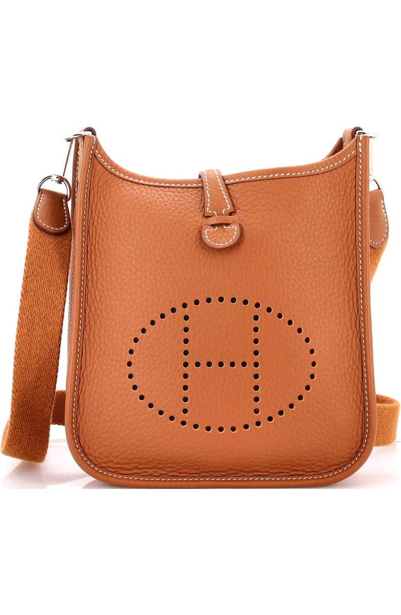 Pre-Owned Hermes Evelyne Bag Gen III Clemence TPM, Main, color, Gold