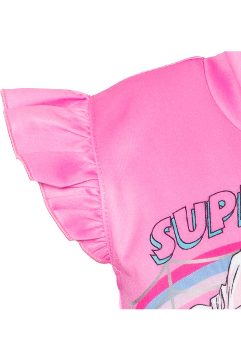 Spider-Verse Hooded Dress, Alternate, color, Ghost Spider Pink