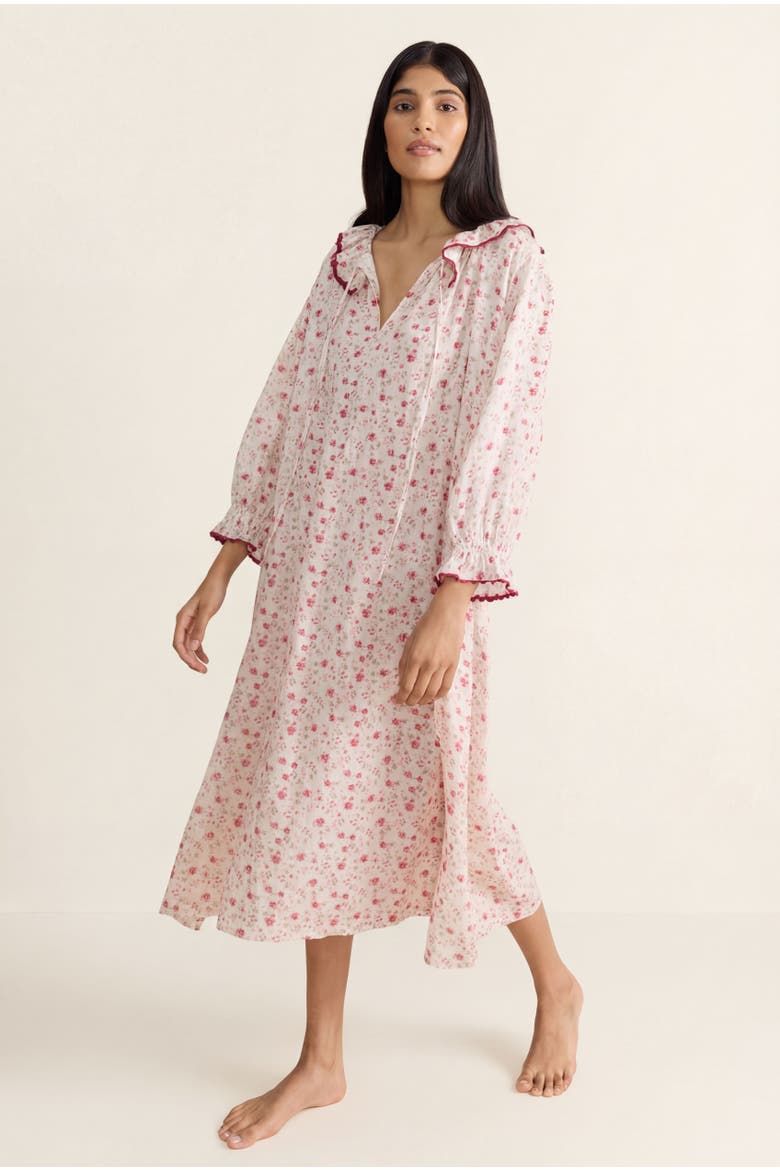Carey Nightdress, Main, color, Damson Floral